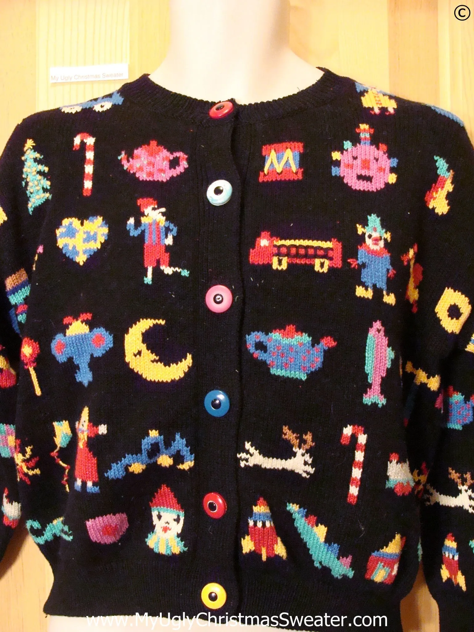 80s Horrible Best Festive 2sided Best Christmas Sweater