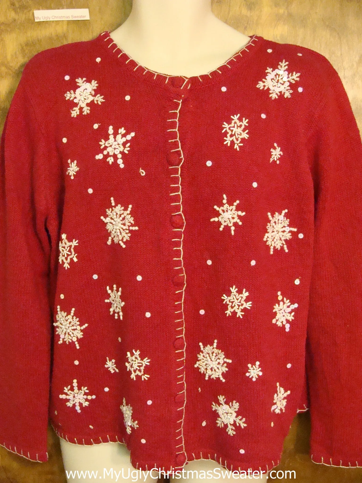 Almost Tasteful Cheap Ugly Christmas Sweater