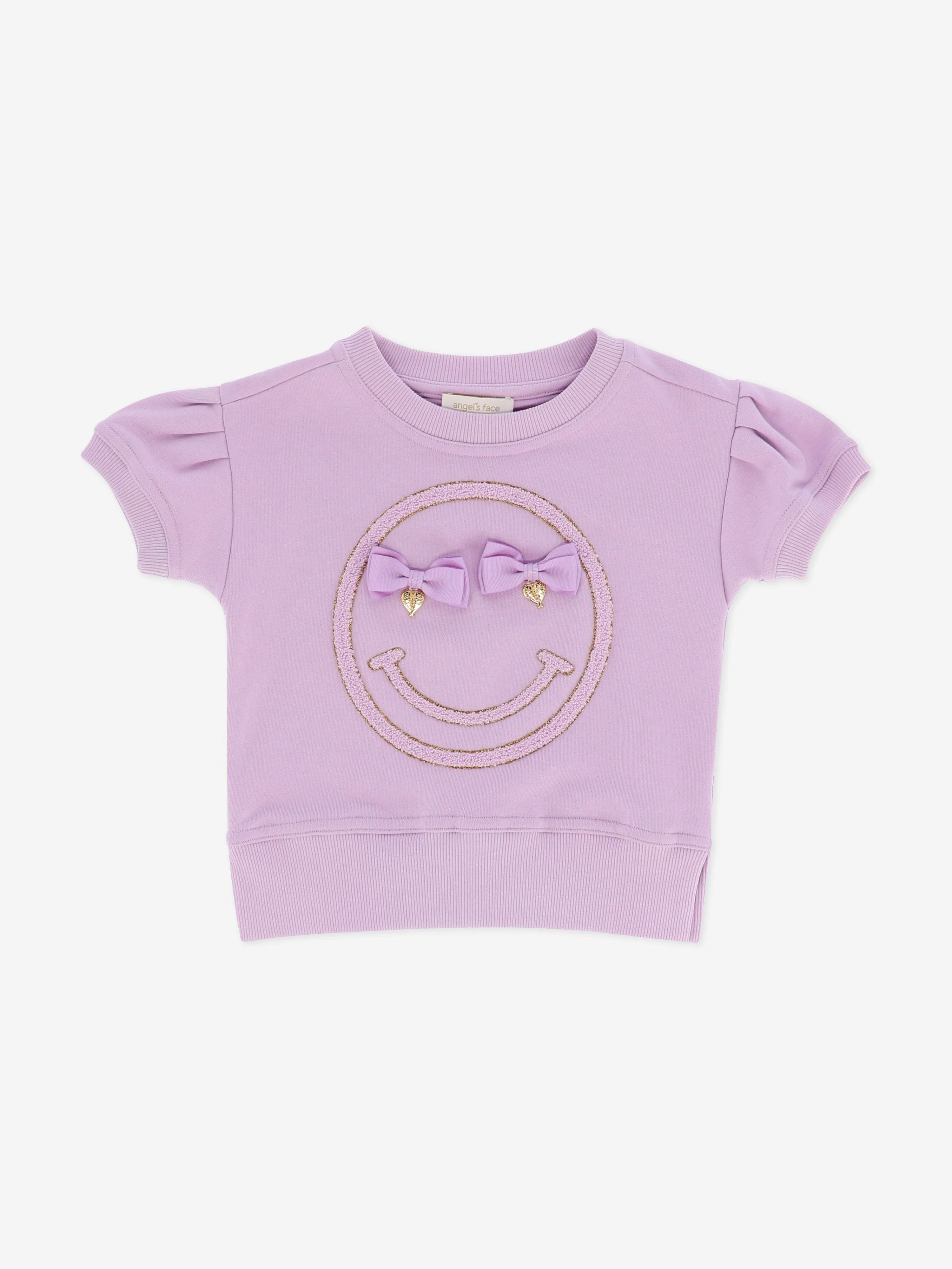 Angels Face Girls Daniella Sweat Top in Purple