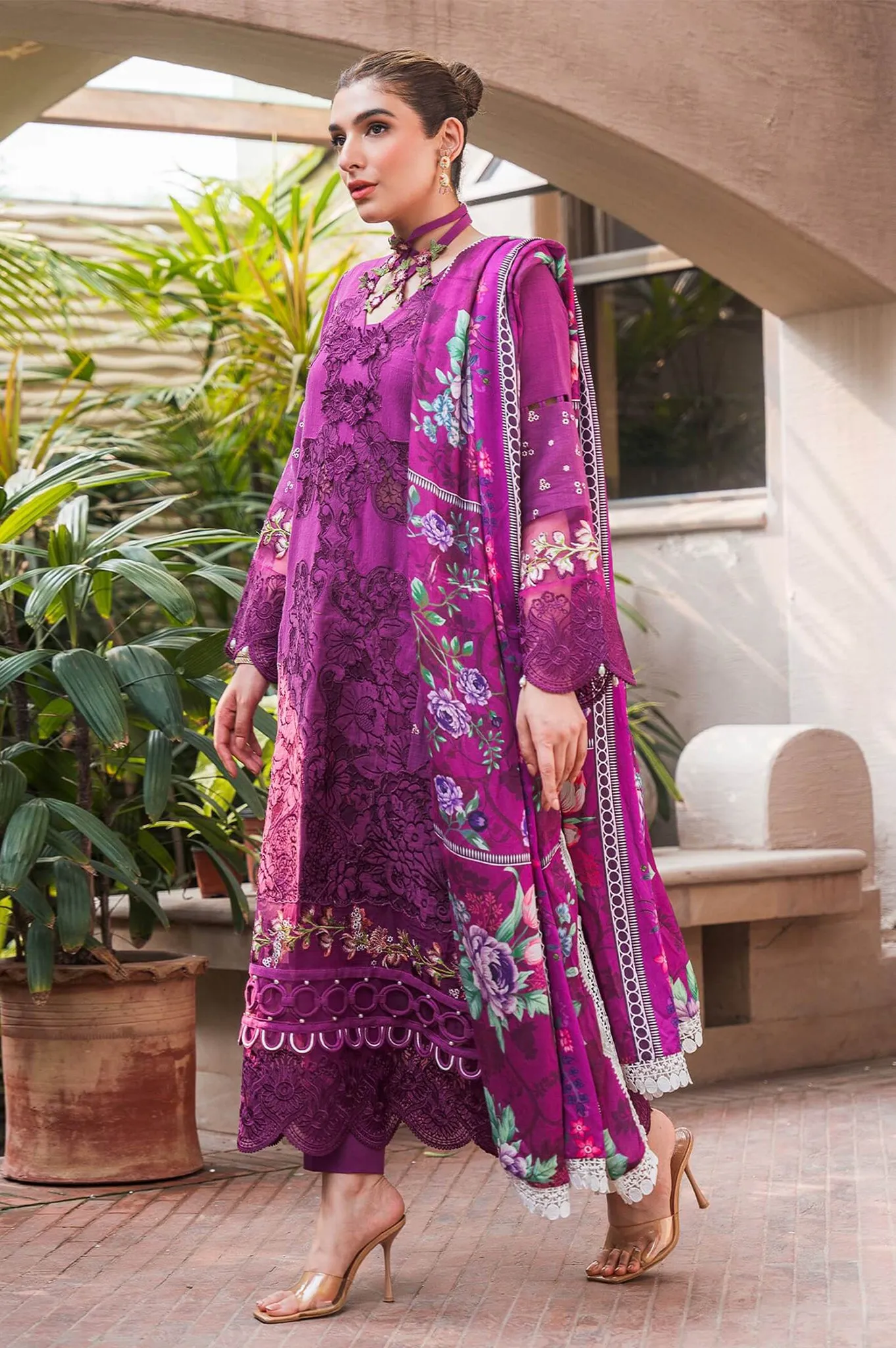 Asifa Nabeel Unstitched 3 Piece Luxury Winter Vol-02 Collection'2024-WL-09-Bloom