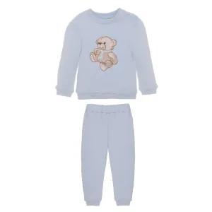 AW24 Patachou Boys Blue Teddy Bear Tracksuit