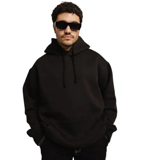 Basic Plain Black Hoodie Premium Quality For Men & Women Winter Outfit