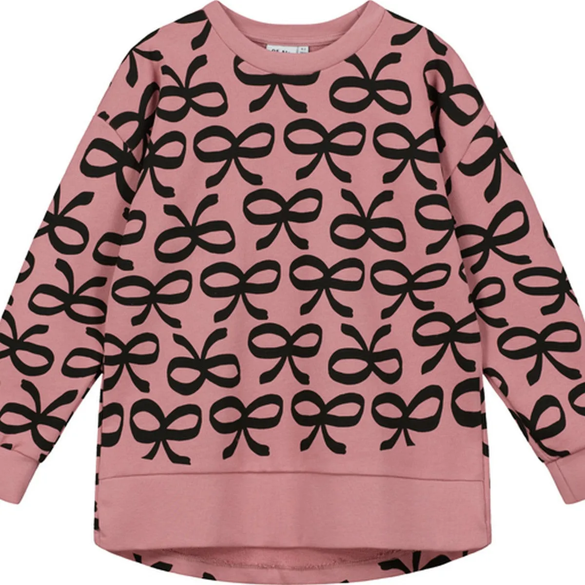 BEAU LOVES DUSTY ROSE BOWS SWEATSHIRT