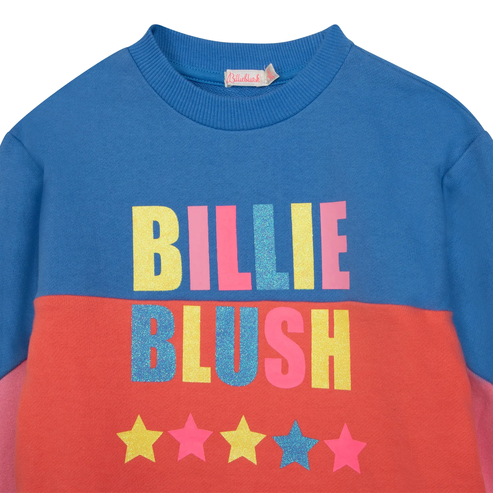 BILLIEBLUSH COLORBLOCK SWEATSHIRT WITH MULTICO LOGO