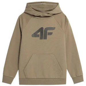 Boys' Sweatshirt 4F Beige 4Fjss23tswsm220 83S 146Cm