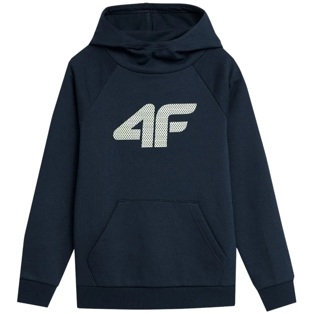 Boys' Sweatshirt 4F Navy Blue 4Fjss23tswsm220 31S 128Cm