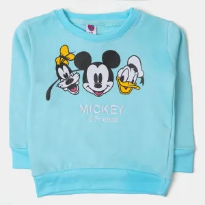 Boys Sweatshirt Cartoon Character - Sky Blue