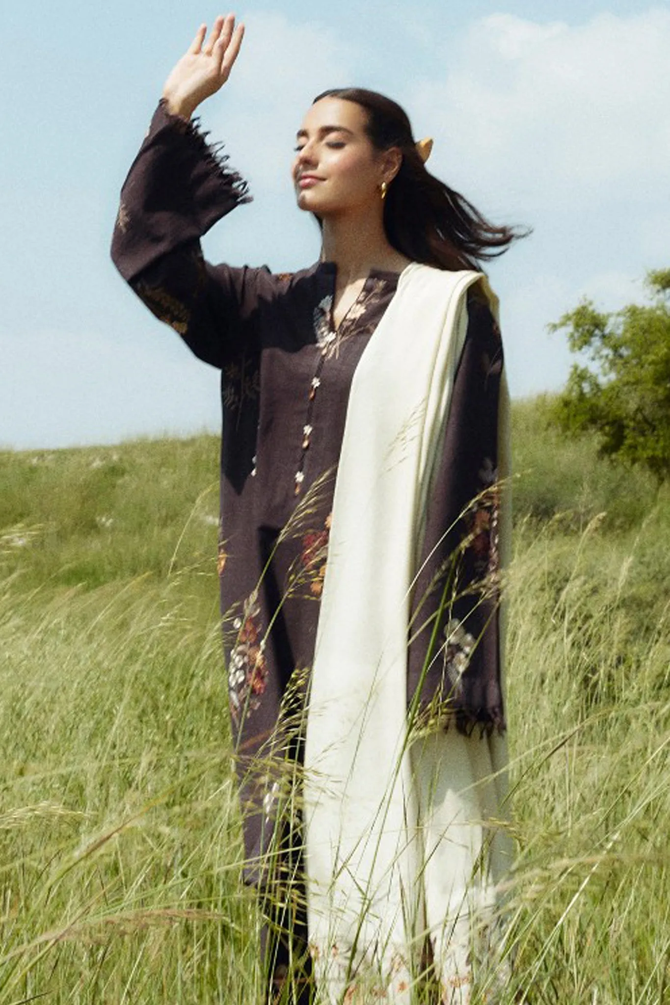 Coco By Zara Shah Jahan Unstitched 3 Piece Winter Collection'2024-D-02-A-Citrine