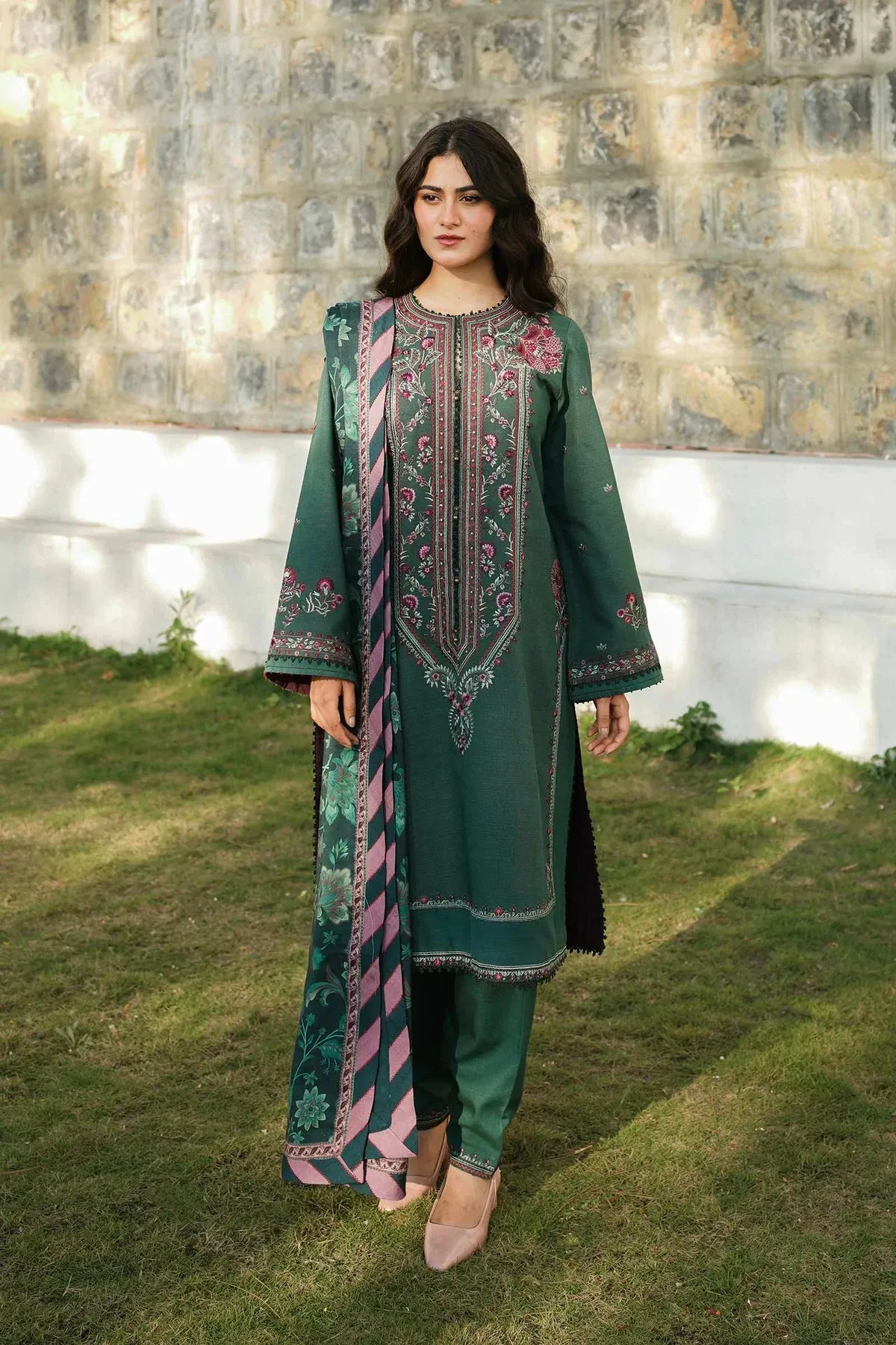 Coco by Zara Shahjahan Unstitched 3 Piece Winter Collection'2022-ZW22-1A