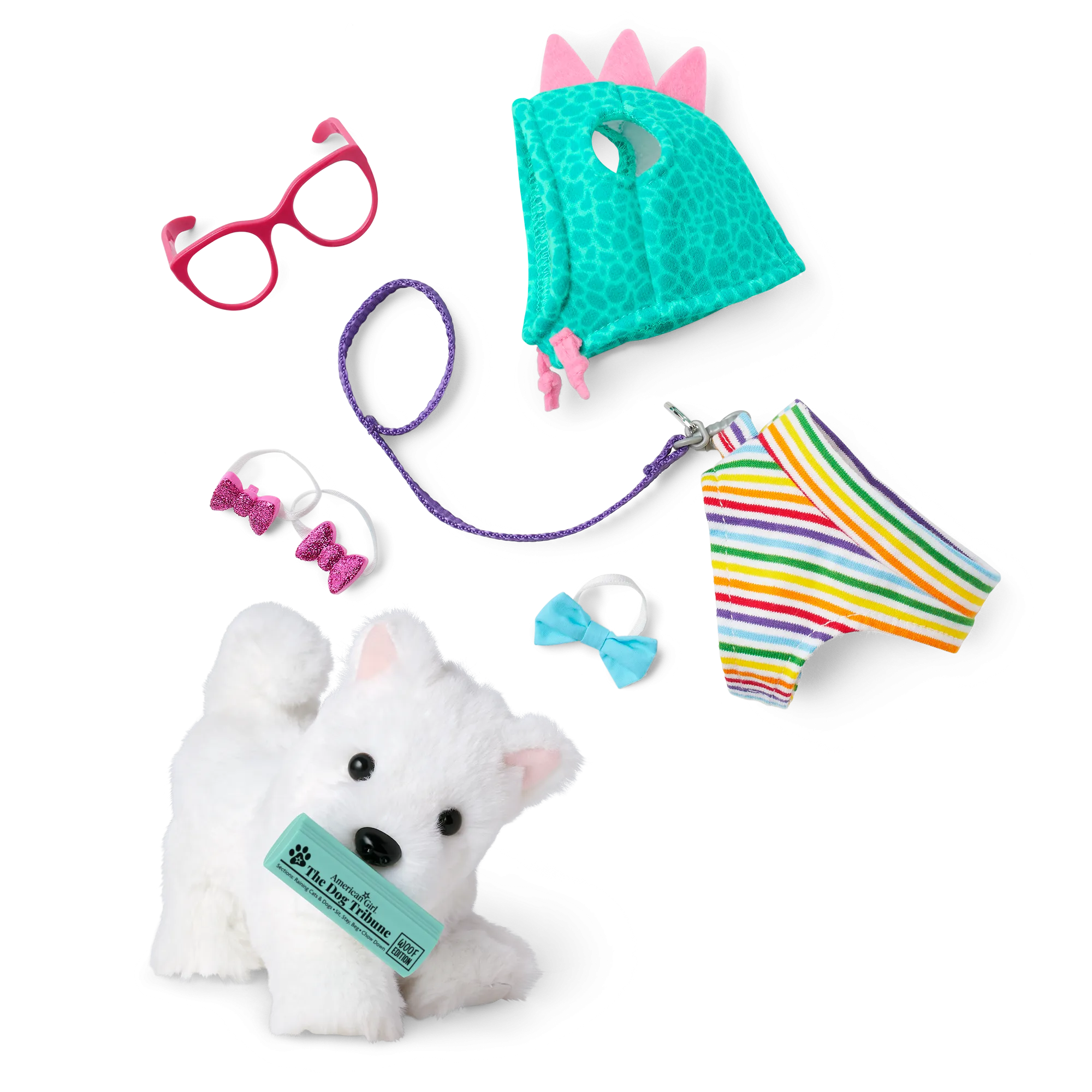 Coconut Chip™ Dog for 18-inch Dolls & Fancy Pet Fashion Accessories