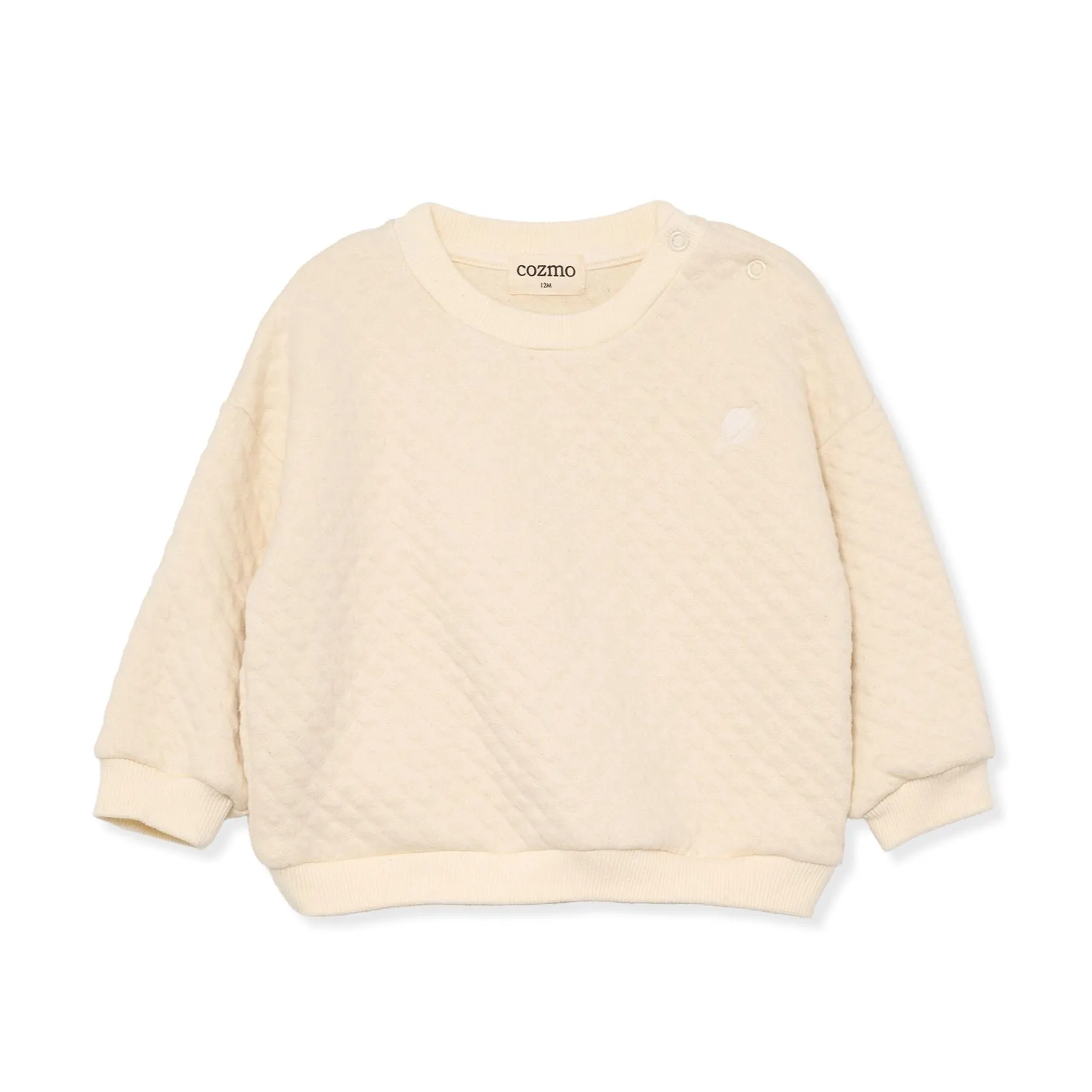 Cozmo (Barcelona) - Quilted Crewneck - Ivory