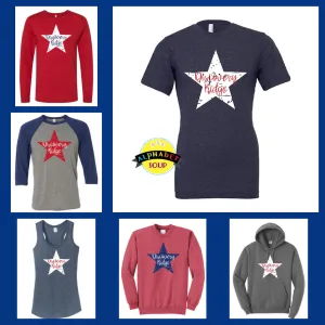 Discovery Ridge Elementary Distressed Star Design On Adult and Youth Tees And Sweatshirts