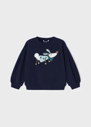 Embroidered Sweatshirt Girl | Mayoral