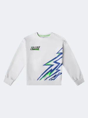 Erke Kids-Boys Lifestyle Sweatshirt White