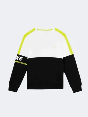 Erke Pullover Kids-Boys Training Sweatshirt White