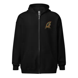 F Uninicorn Embroidered Heavy Blend Zip Hoodie