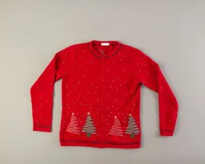 Four Standing Trees-Small Christmas Sweater