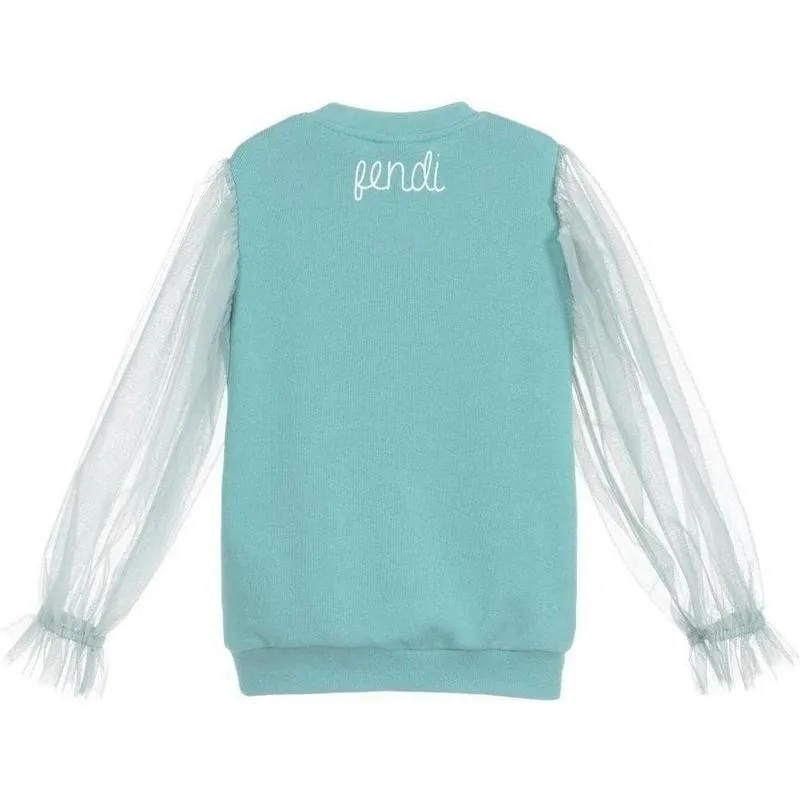 Girls Green Sweatshirt