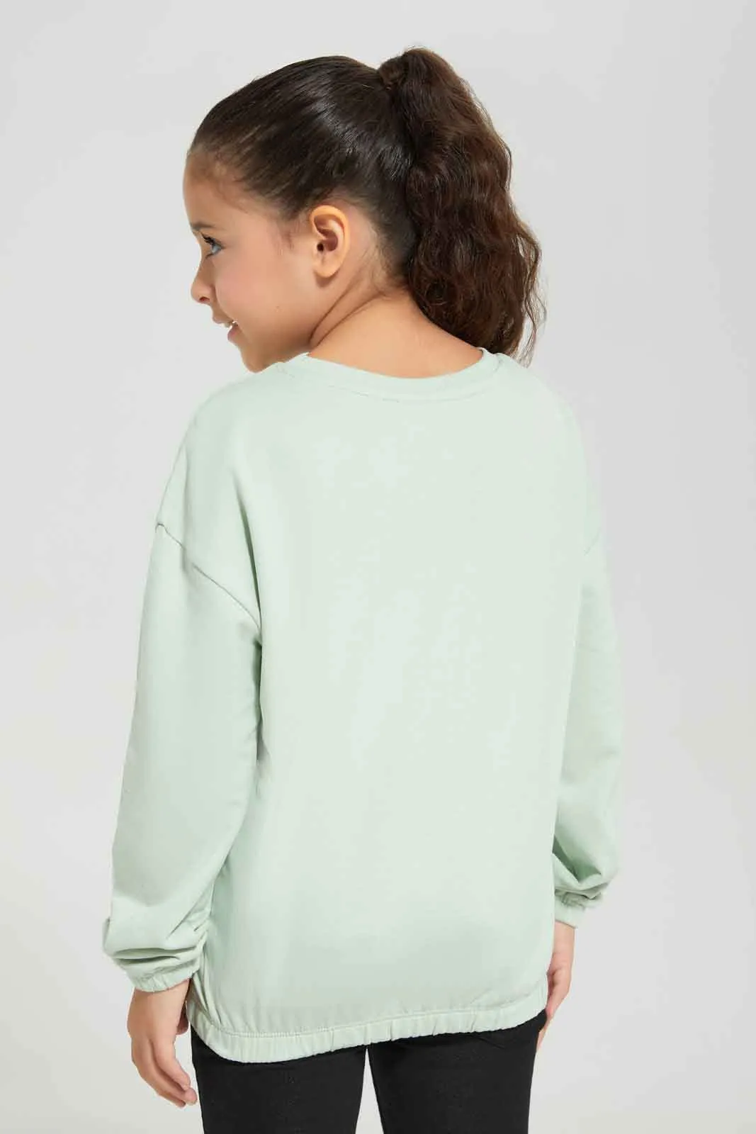 Girls Mint Bugs Bunny Sweatshirt