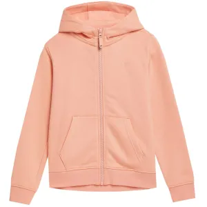 Girls' Sweatshirt 4F Powder Coral 4Fjss23tswsf216 65S 164Cm