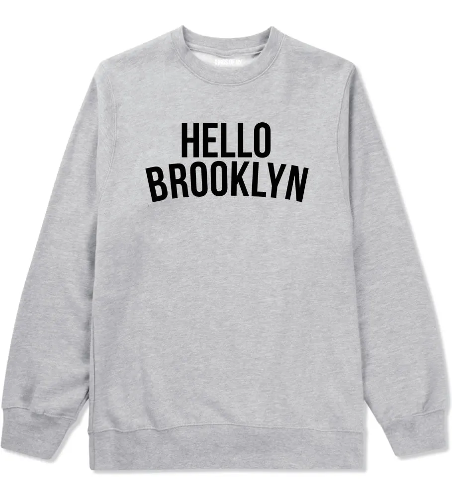 Hello Brooklyn Boys Kids Crewneck Sweatshirt