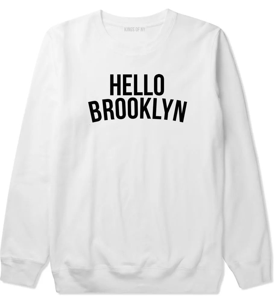 Hello Brooklyn Boys Kids Crewneck Sweatshirt