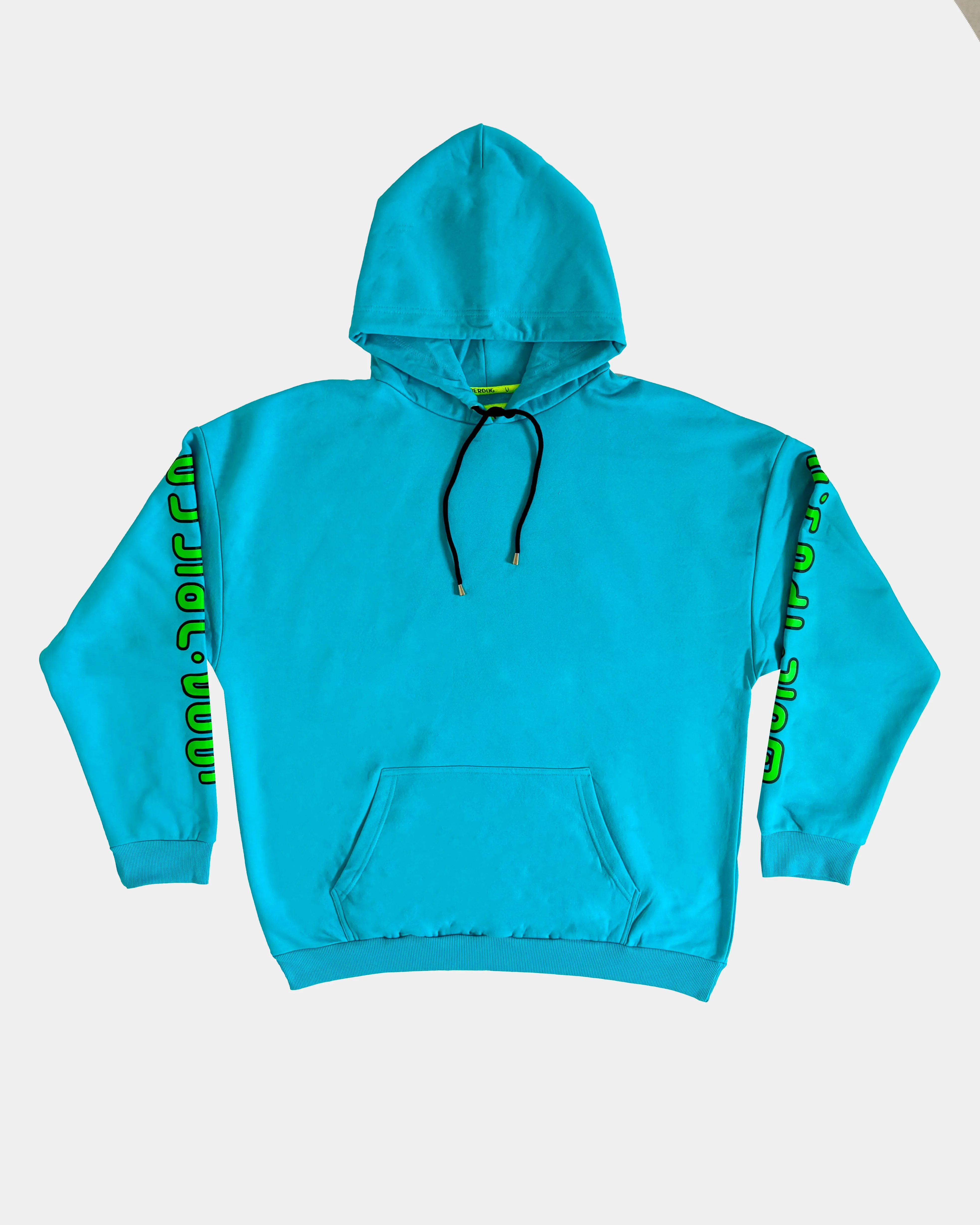 INVASION OVERSIZED HOODIE TURQUOISE