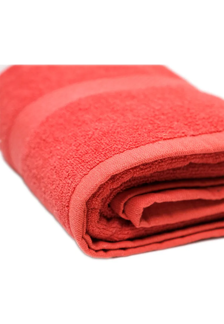 Landmark Basic Bath Towel Plain Colored with Border