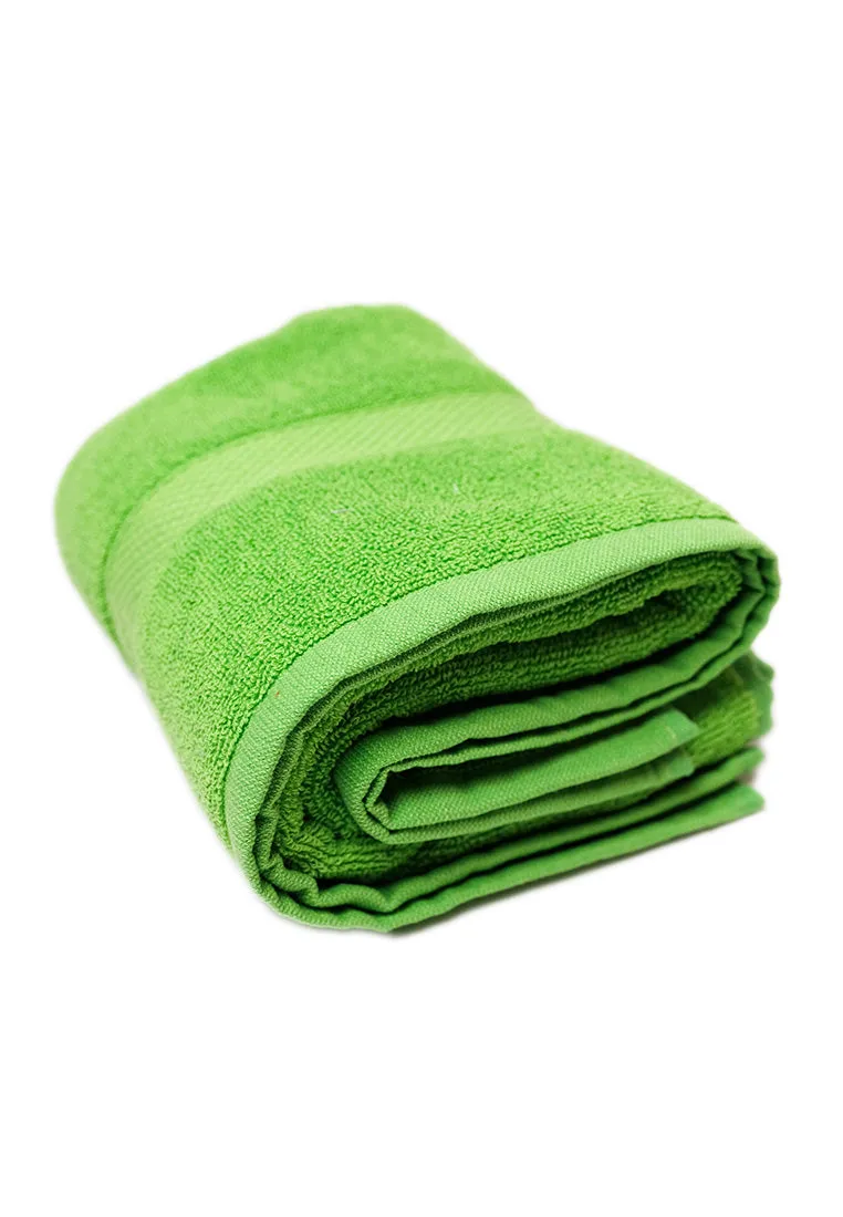 Landmark Basic Bath Towel Plain Colored with Border