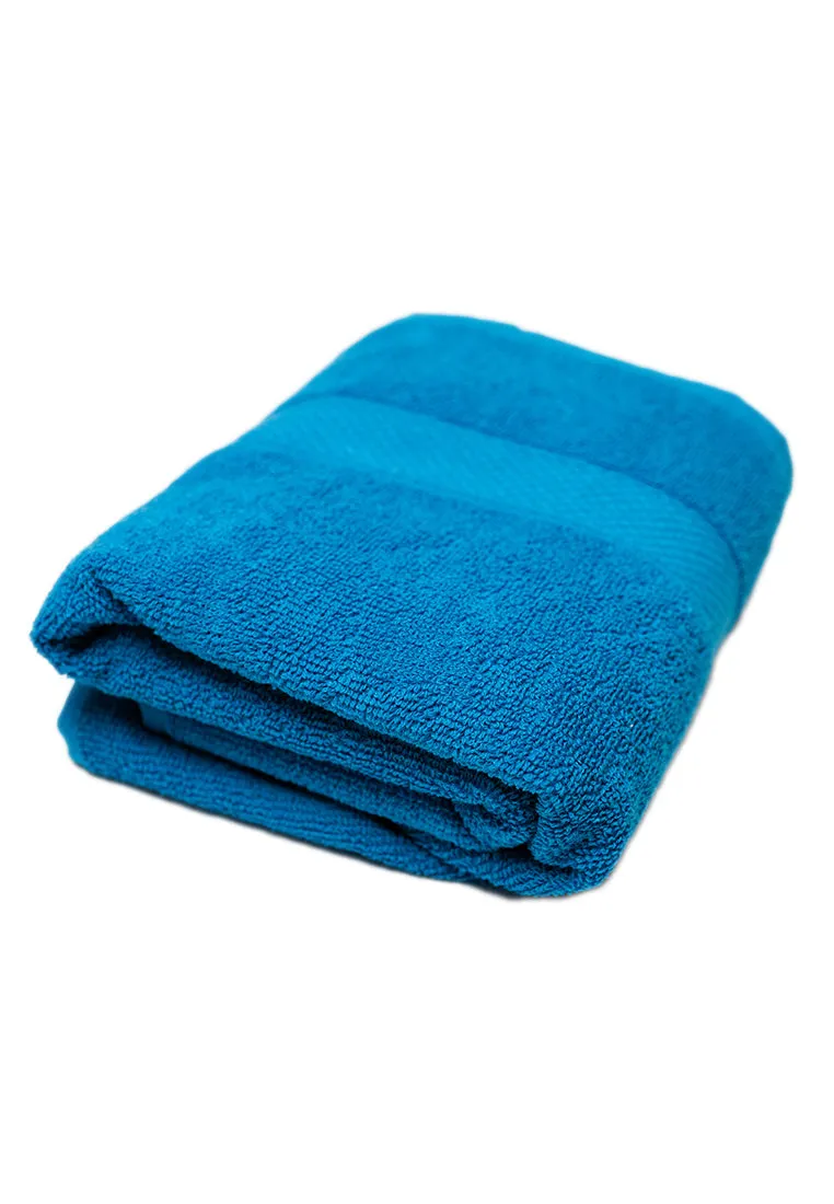 Landmark Basic Bath Towel Plain Colored with Border