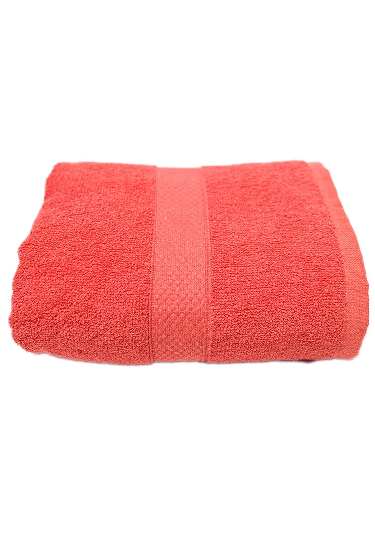 Landmark Basic Bath Towel Plain Colored with Border