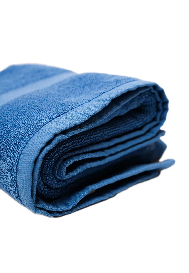 Landmark Basic Bath Towel Plain Colored with Border