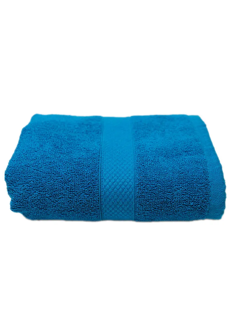 Landmark Basic Bath Towel Plain Colored with Border