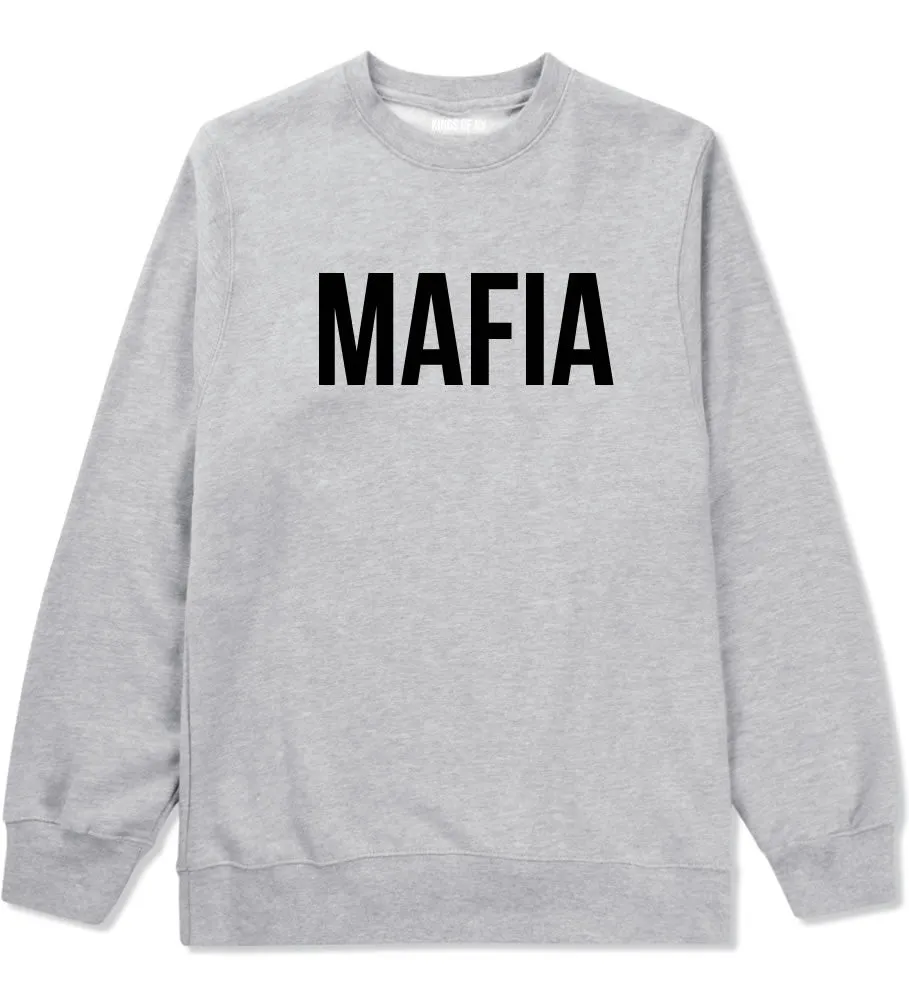 Mafia Junior Italian Mob Boys Kids Crewneck Sweatshirt