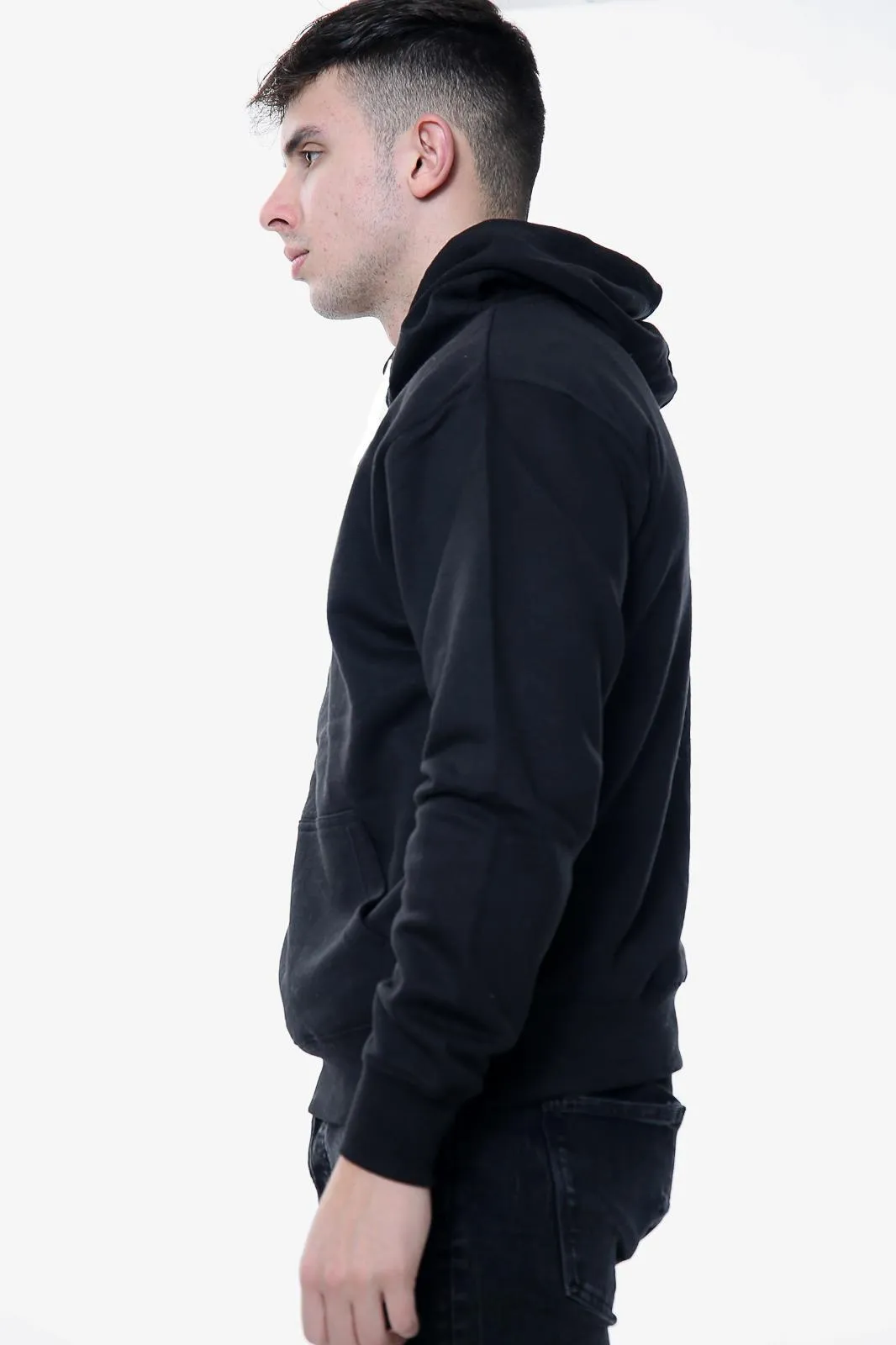 Mens Pullover Plain Hoodie