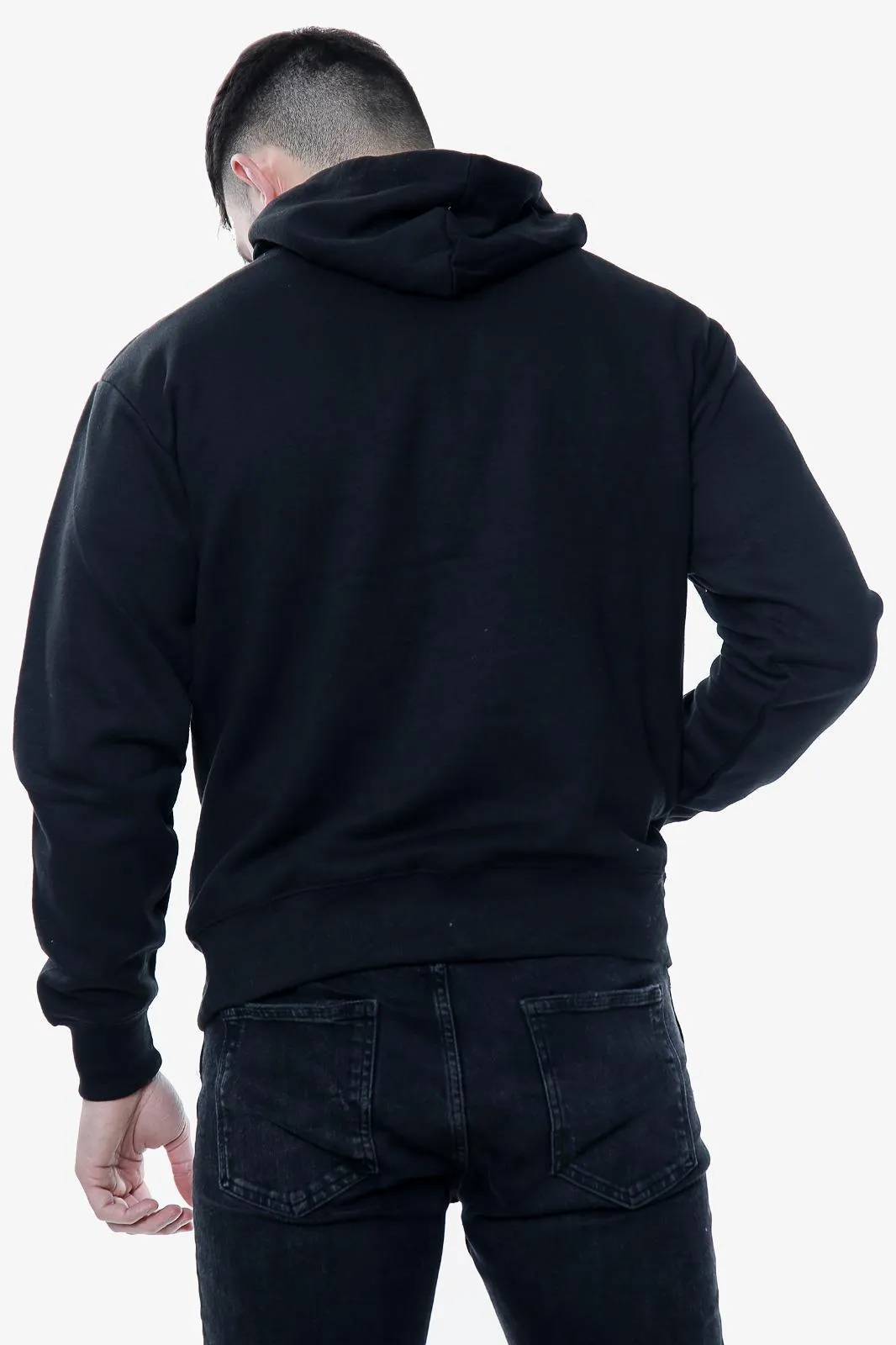 Mens Pullover Plain Hoodie