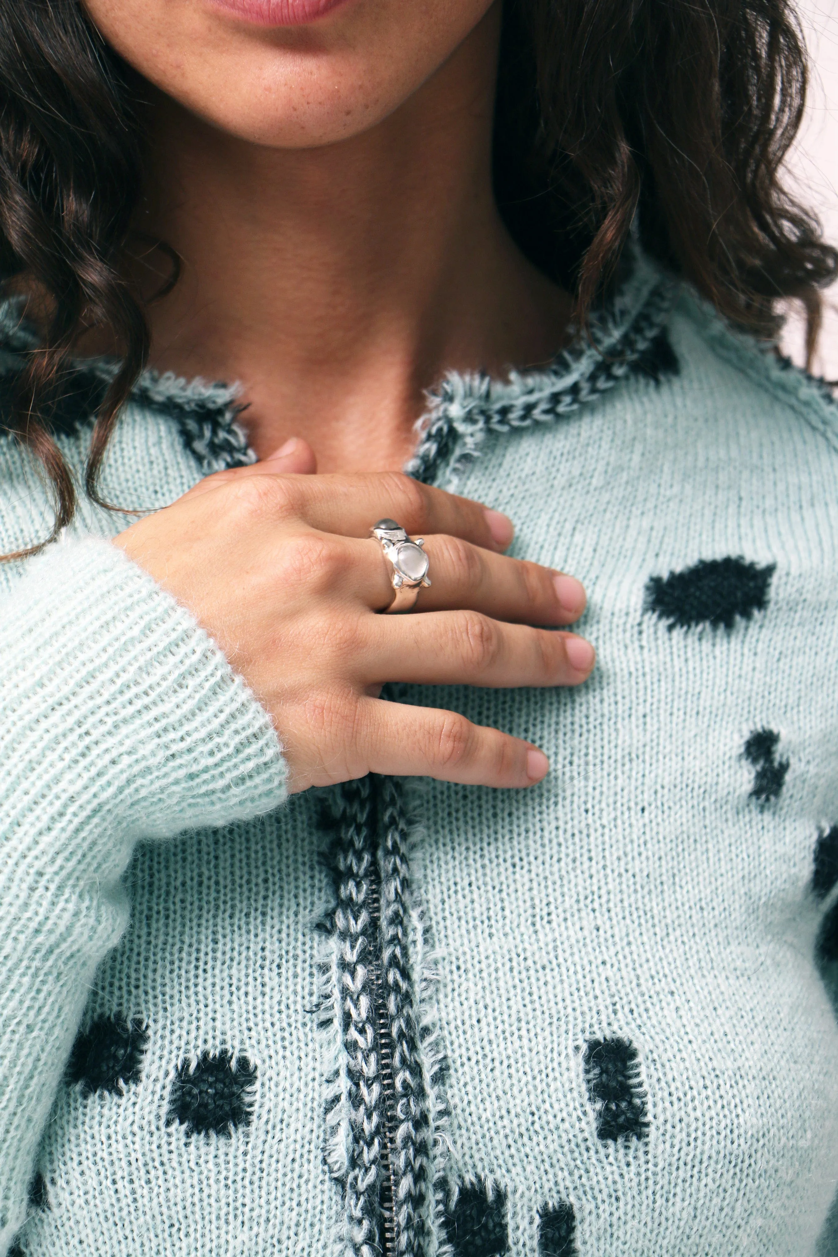 Mint Dalmatian Cardigan