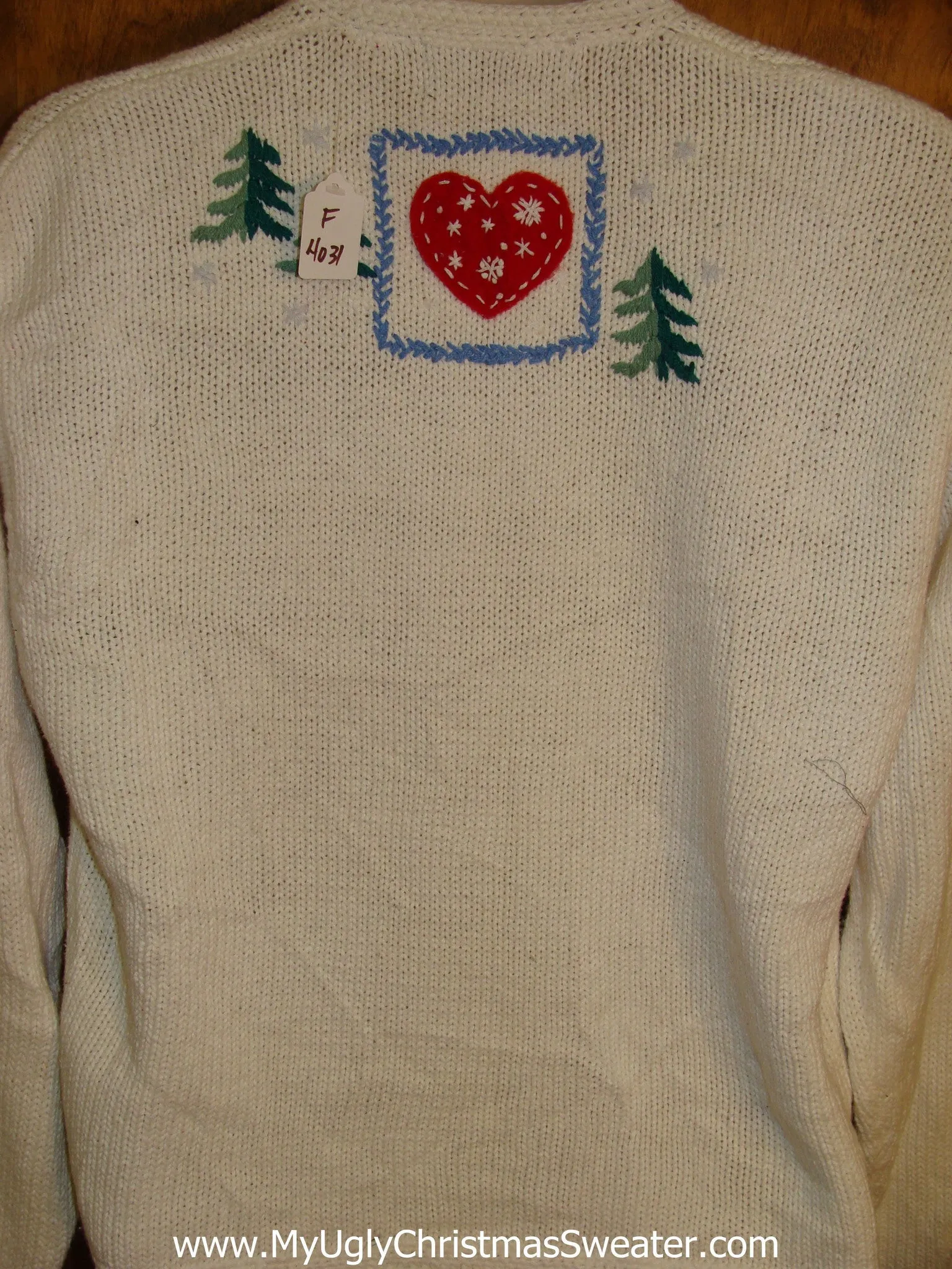 Mittens and Hearts Novelty Funny Christmas Sweater