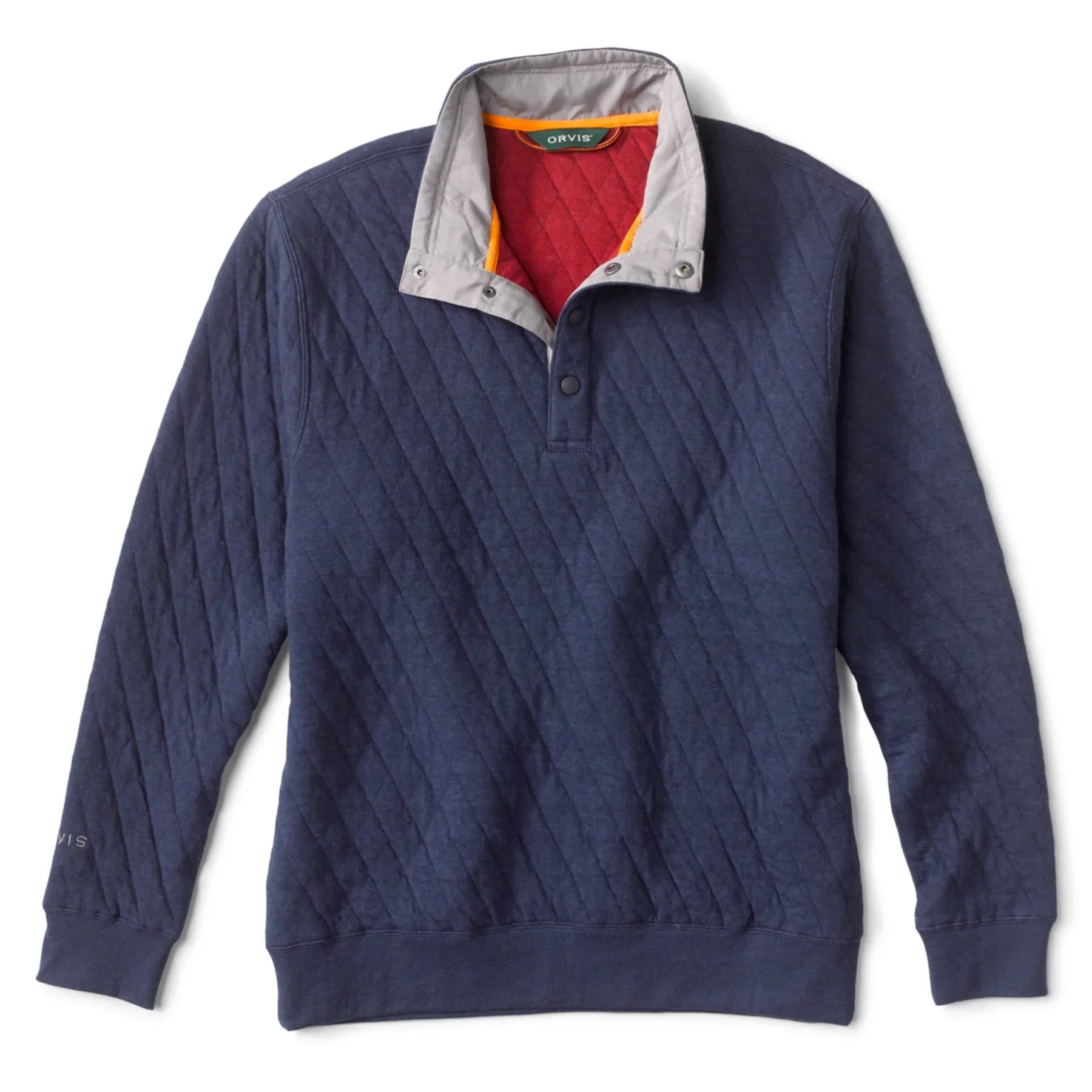 ORVIS QUILTED SNAP SWEATSHIRT