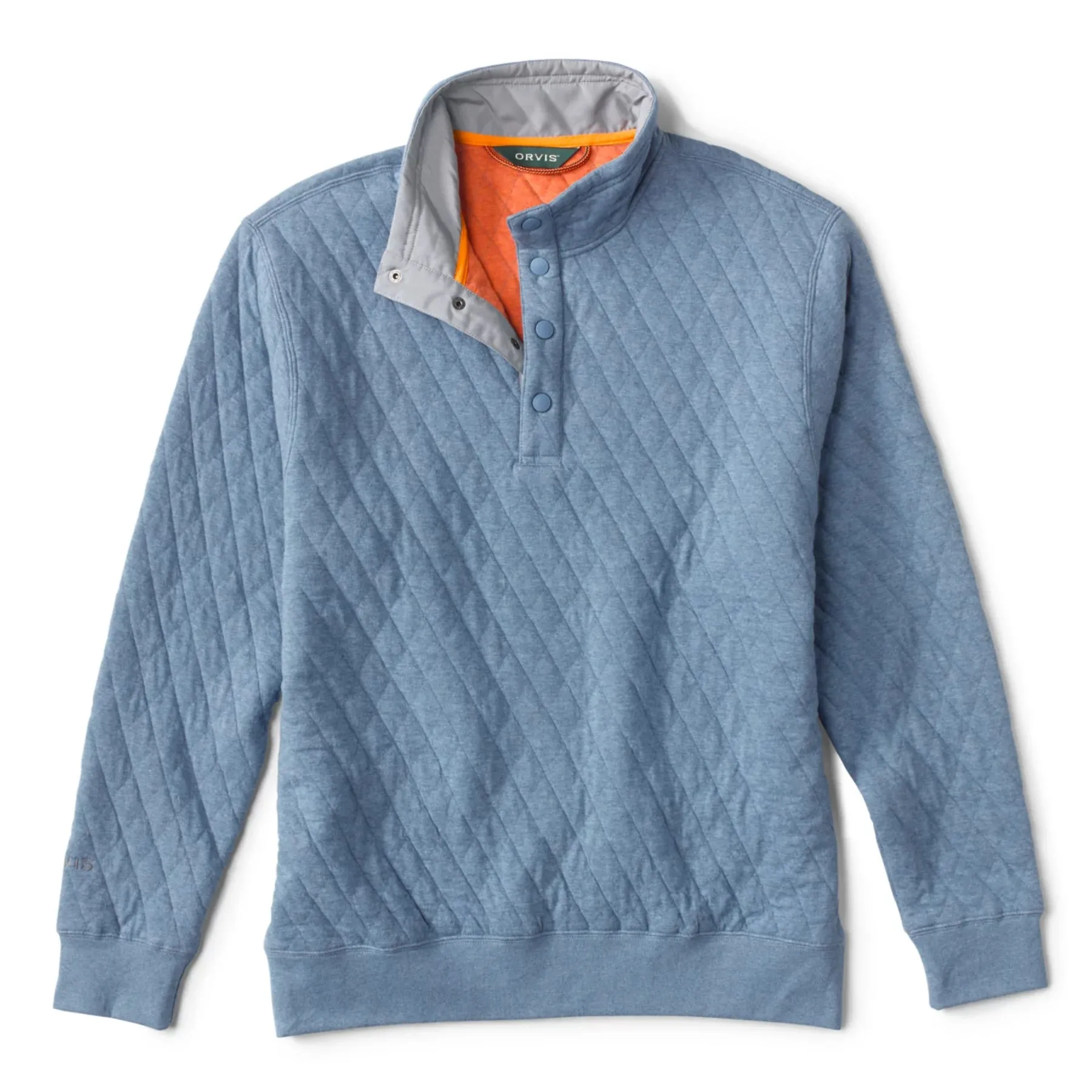 ORVIS QUILTED SNAP SWEATSHIRT