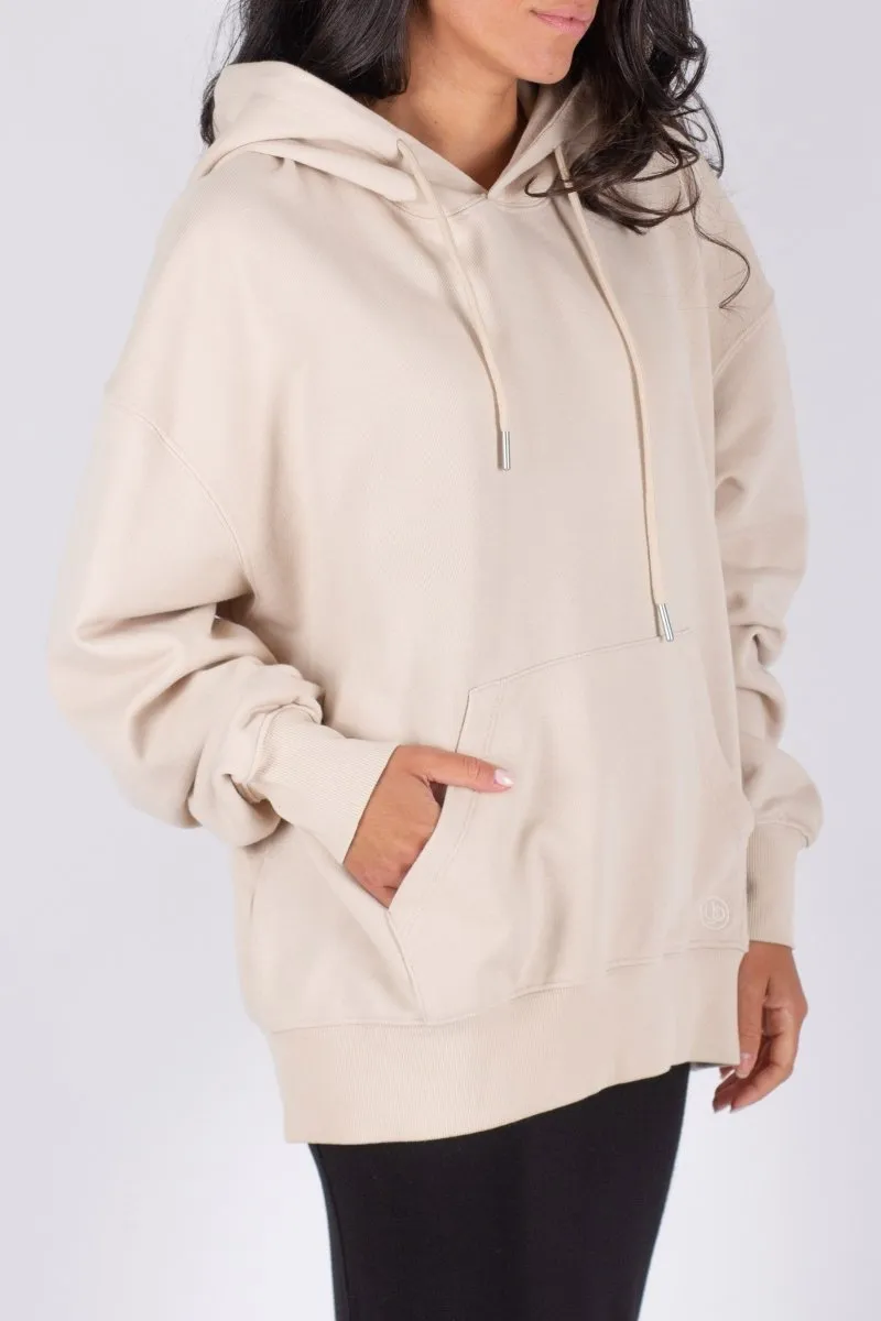 OVERSIZED SWEATSHIRT HOODIE (BEIGE)