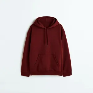 Plain Maroon Hoodie