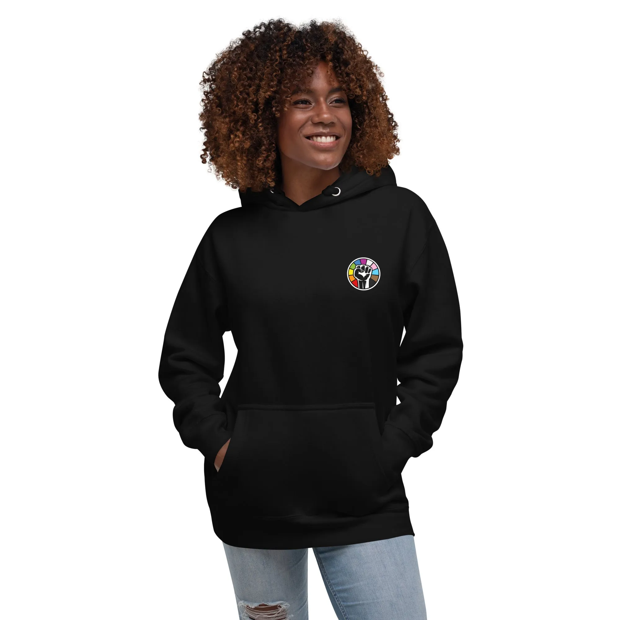 Pride Is A Protest Motif Hoodie