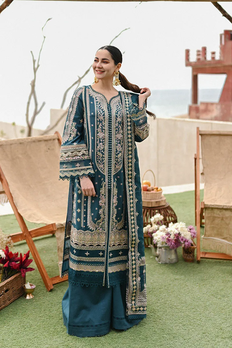 Qalamkar Luxury Lawn Collection 2023 – SP-10  ZAHRA