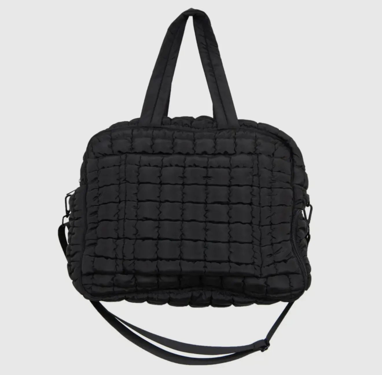 Quilted Duffel Weekender Bag