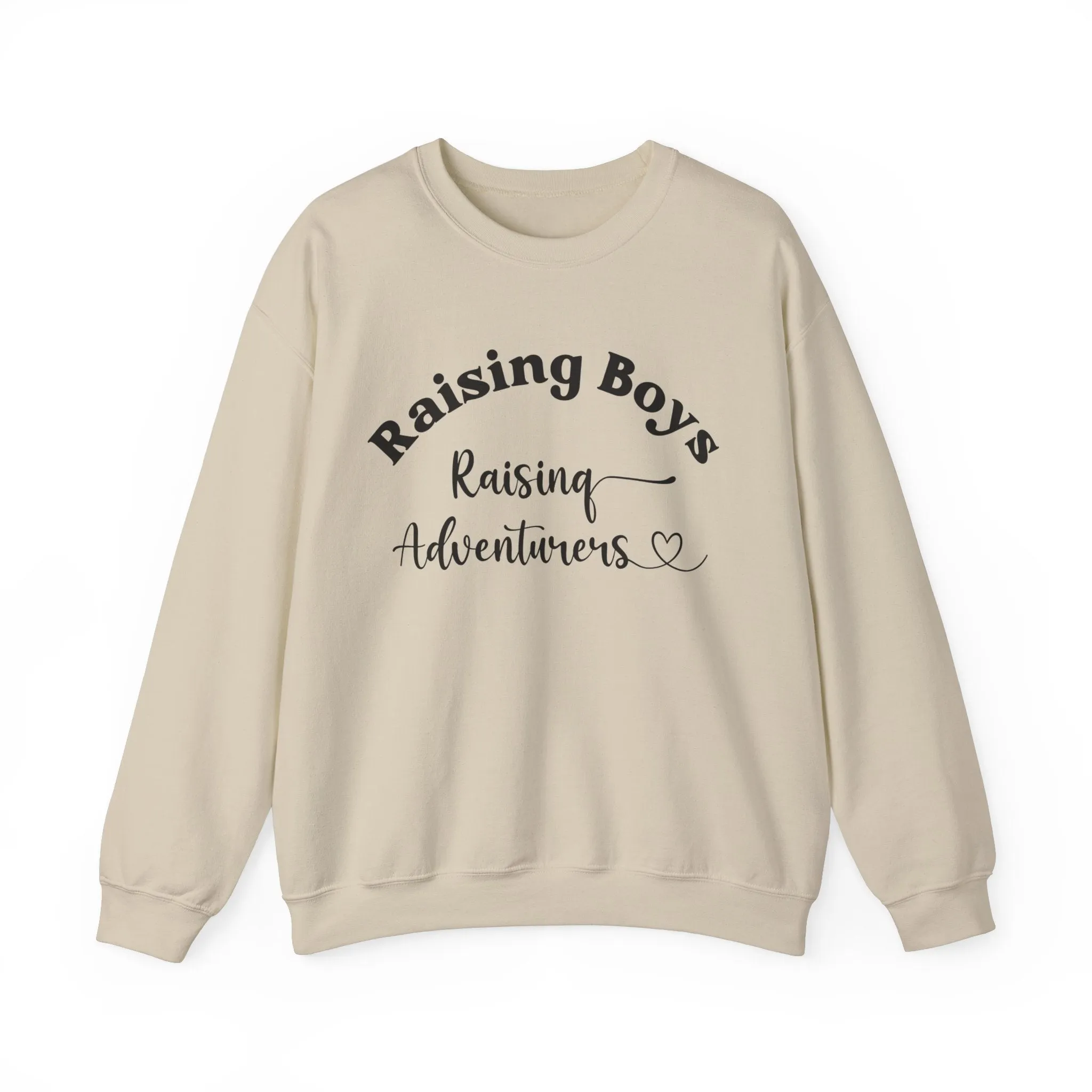 Raising Boys Mom Sweatshirt Adventurers Crewneck