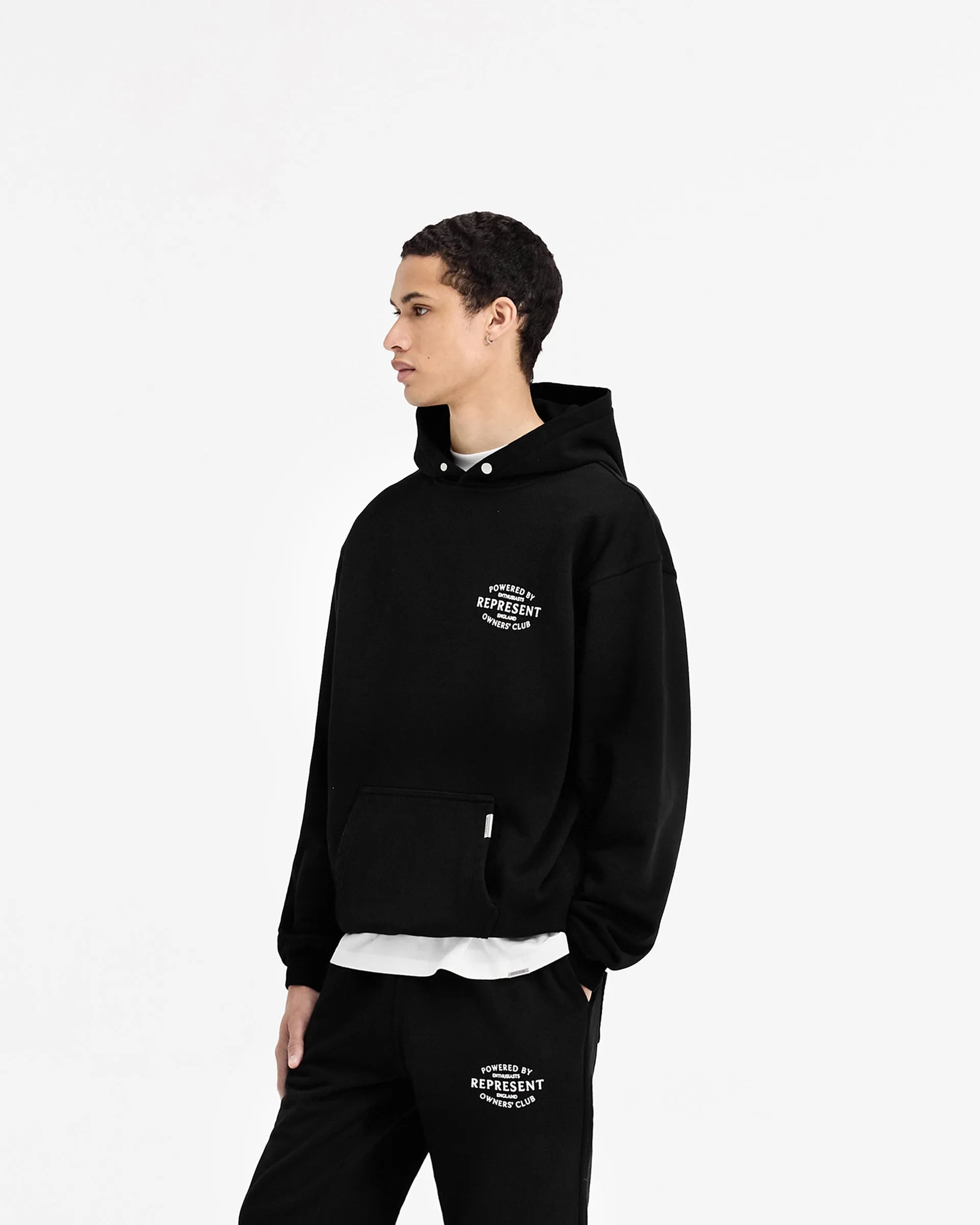 Represent Owners Club Stamp Hoodie - Jet Black