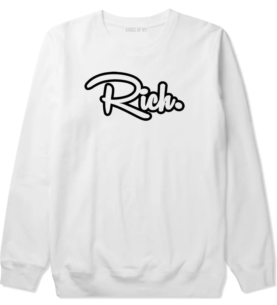 Rich Script Boys Kids Crewneck Sweatshirt