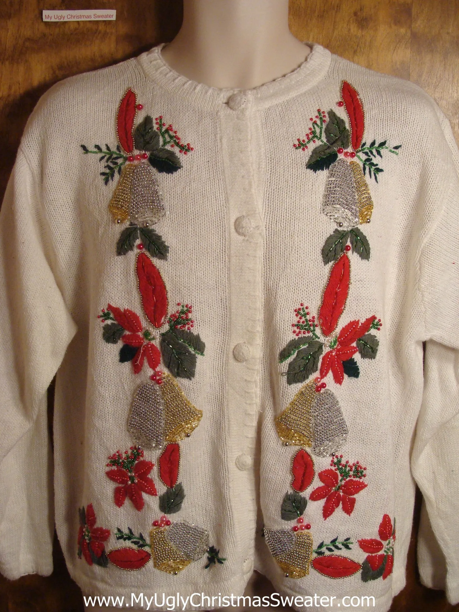 Ringing Bells Tacky Christmas Sweater