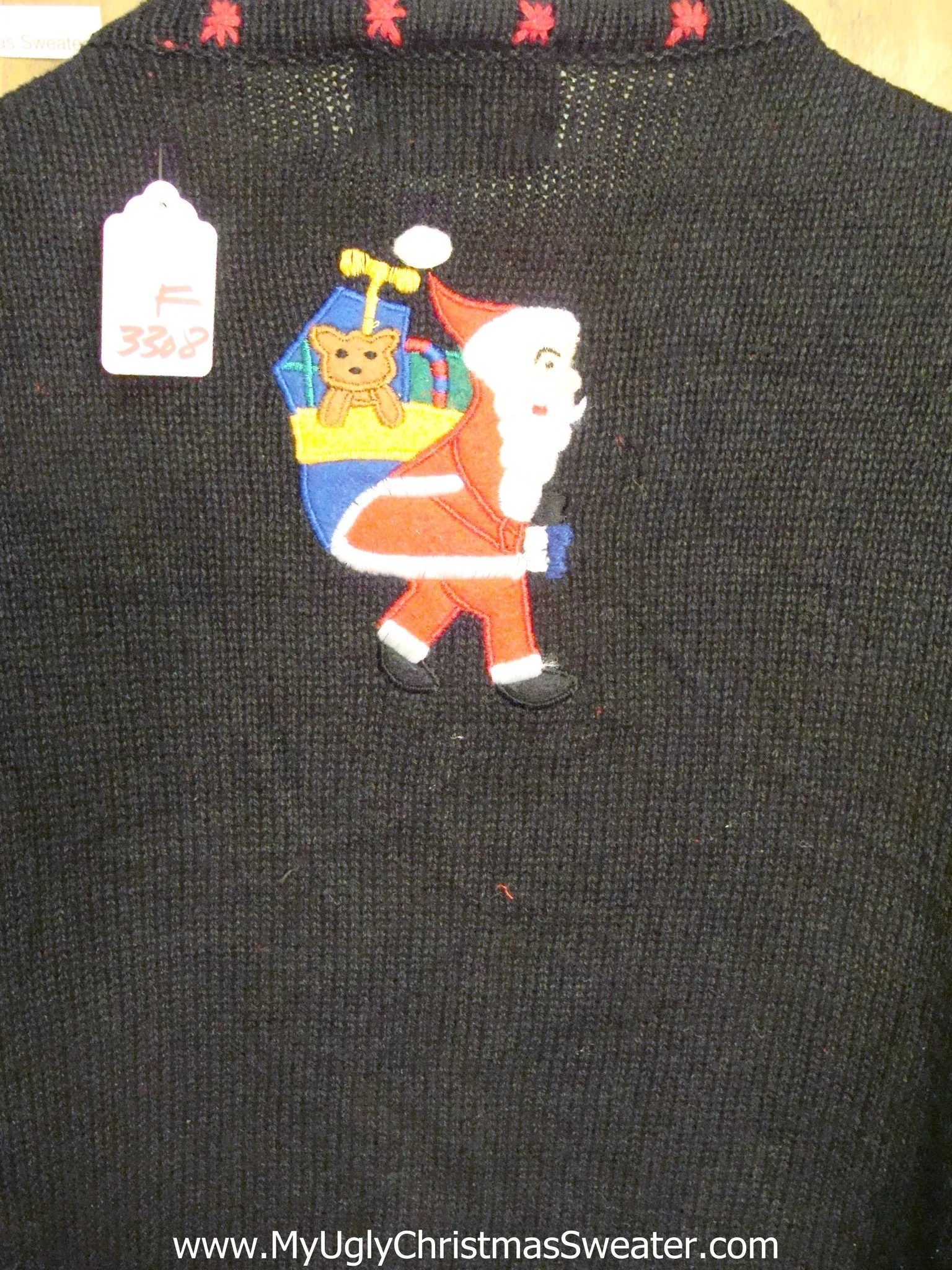 Santa and Reindeer 2sided Ugly Christmas Sweater